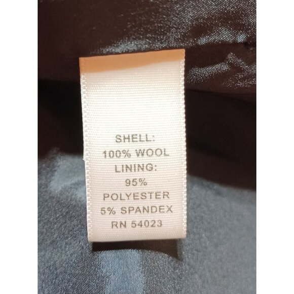 Banana Republic Wool Short Sleeve Little Black Dress Womens M Classic Luxury - Picture 4 of 6